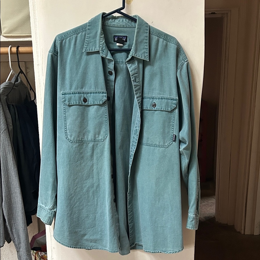 Patagonia Vintage Men's Green Shirt Jacket